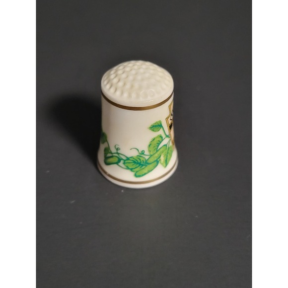 Vintage FP Heinz's 57 Sweet Pickles Porcelain Thimble Advertising Collectible - Picture 2 of 7